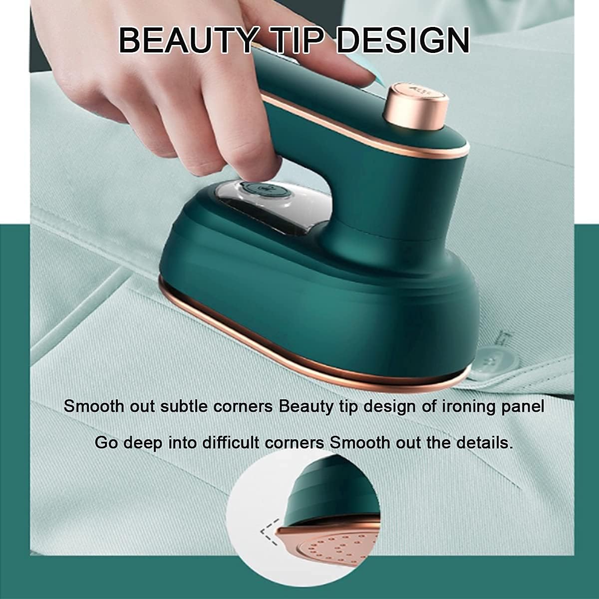 Mini Foldable Electric Iron With Powerful Steam